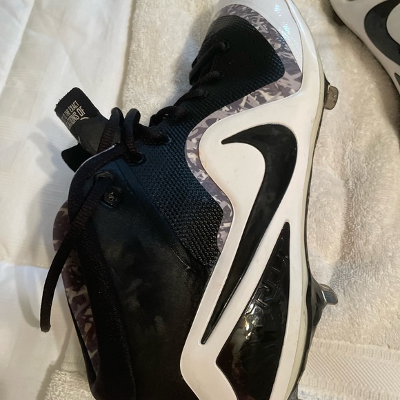 Nike-New Adult Men's Size 12 Metal High Top Force Zoom Trout 4 - Picture 2 of 12